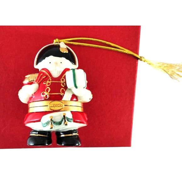 Lenox Marching Monarch Hinged Trinket Box Ornament Porcelain & Gold Accents - Picture 7 of 12